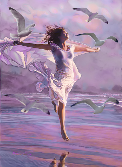 Resultado de imagen para mujer con alas de angel volando